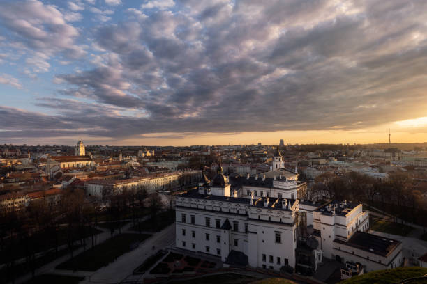 istock Sunset over the city 1472024372