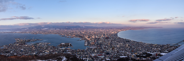 The night view from the top of Mt.Hakodate, a million-dollar mountain