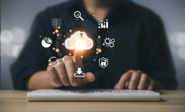 istock businessman touching cloud computing icon big data The concept of cloud storage, connection on a communication network. 1472030228