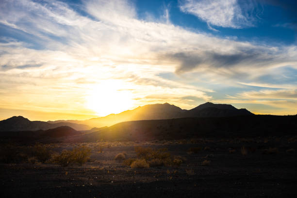 Sunset Sky in the remote Las Vegas Desert
