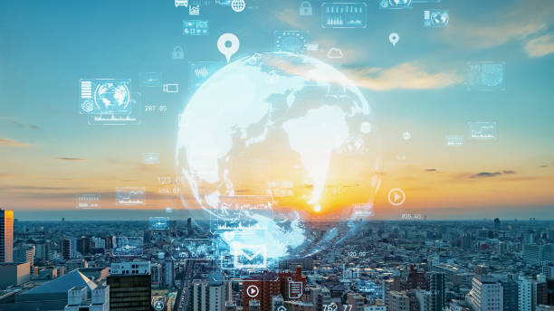 istock Global communication network concept. Worldwide business. 1472041037