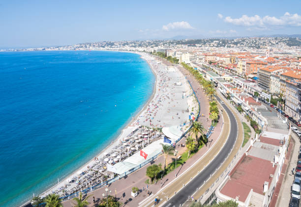 istock Panoramic view of Nice, France 1472045725