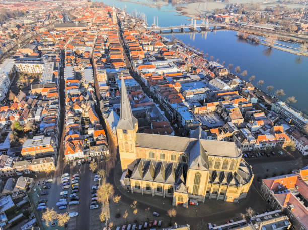 istock Kampen Bovenkerk during a cold winter morning seen from above 1472060914