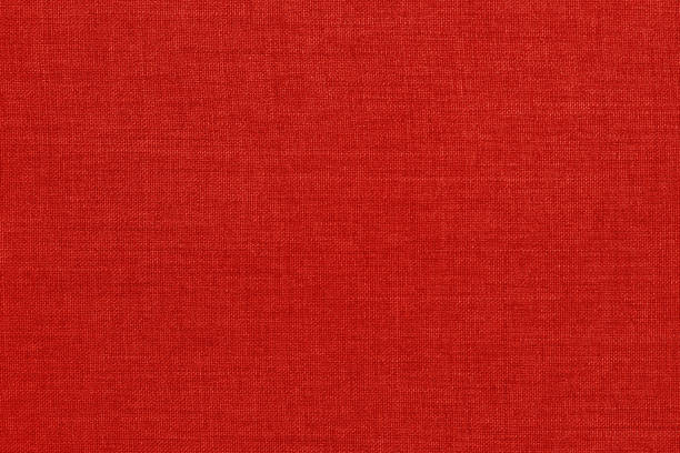 istock Dark red linen fabric cloth texture background, seamless pattern of natural textile. 1472061510