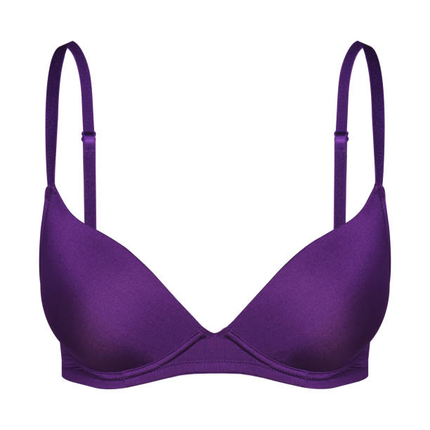 istock Violet bra s lingerie invisible mannequin effect isolated 1472066279