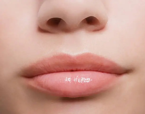Photo of Close up of woman's lips