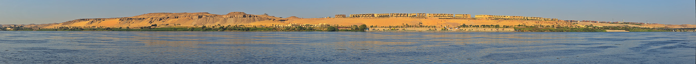 Modern residential buildings in Aswan, Egypt, Africa