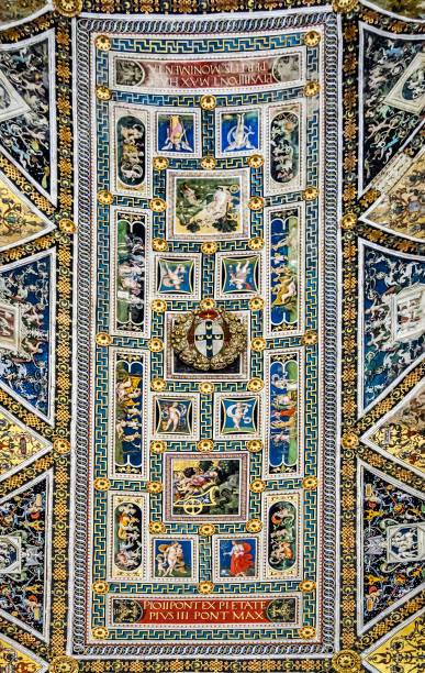 istock ceiling of Siena Duomo,  Italy 1472081336