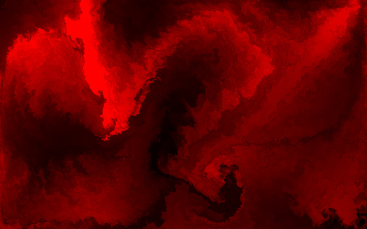 Abstract background and red liquid render 2D
