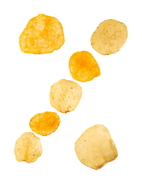 istock Percent sign composed of potato chips 1472085392