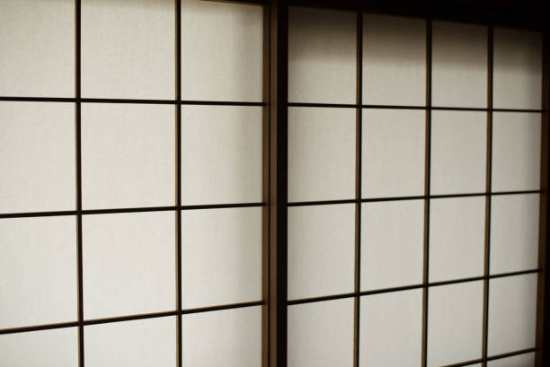 istock Sliding paper door 1472087360
