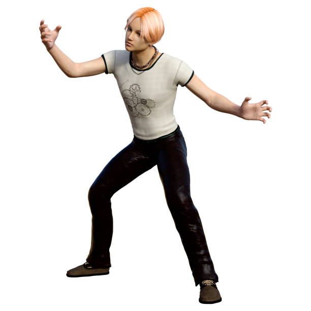 istock 3D Rendering Teenager Boy on White 1472087377