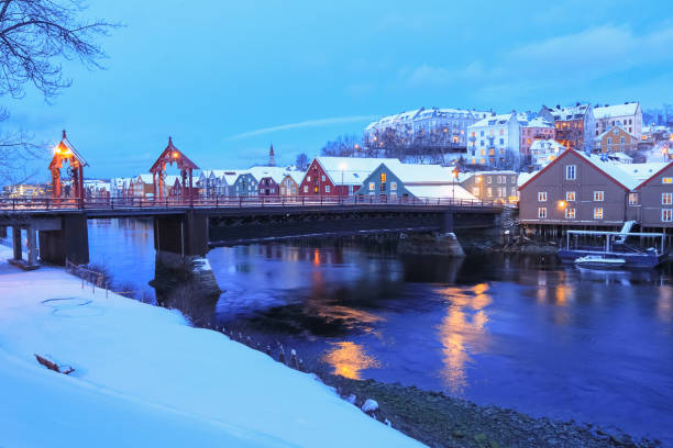 istock The Old Bridge ( den Gamle Bybru) in Trondheim, Norway 1472097752