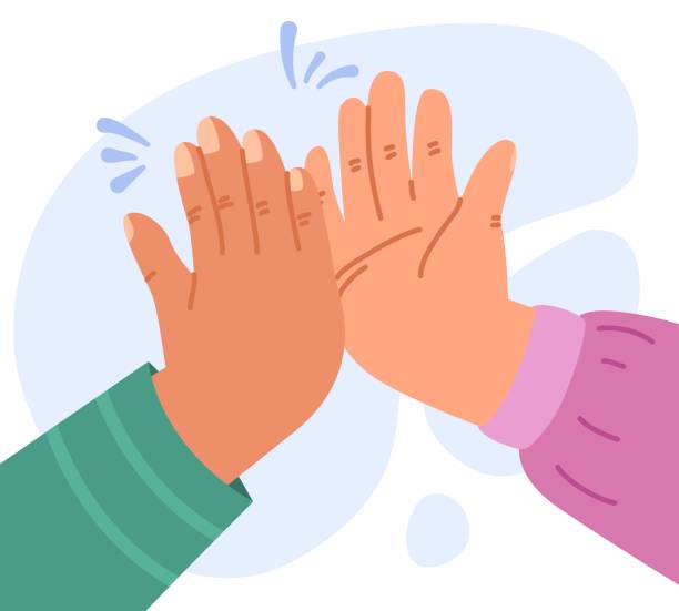 4,100+ High Five Isolated Stock Photos, Pictures & Royalty-Free