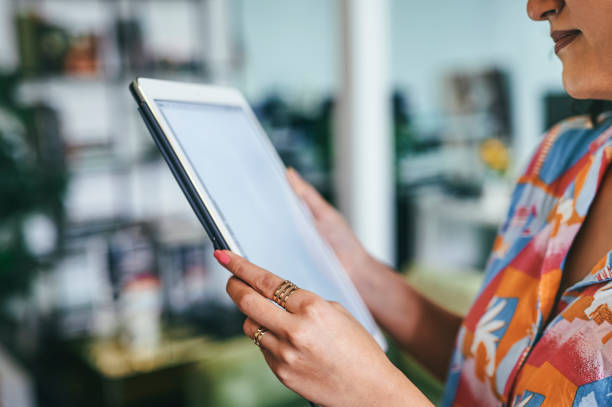 istock Close-up of digital tablet in woman's hands 1472103895