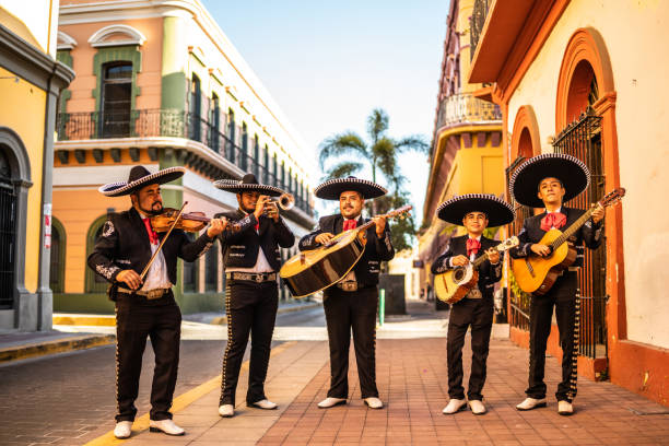 istock Traditional mariachi group playing at the historic district 1472105004