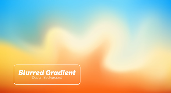 Blurred colourful gradient abstract background design