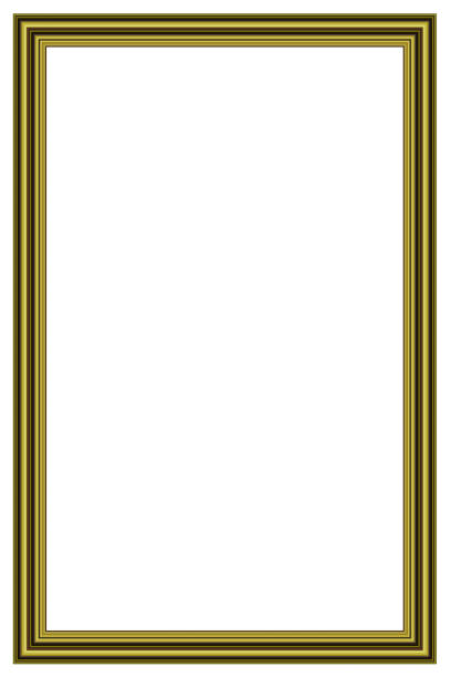 istock Vertical frame for photo and design with aspect ratio 2 to 3 on a white background. 1472108167