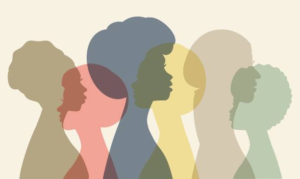 istock silhouettes of different women, diversity concept 1472109104