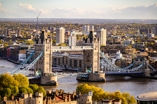 British historical landmark Tower Bridge
