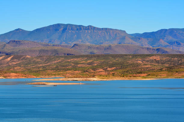 istock Blue Skies Roosevelt Lake Arizona 1472115517