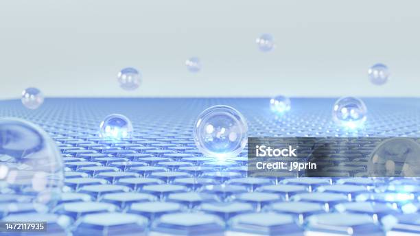 3d Rendering Of Cosmetics Essentials Combined With A Magic Serum Stock Photo - Download Image Now