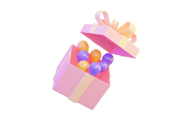 istock open giftbox with balloon icon on white background 3d render concept for surprise party 1472122274
