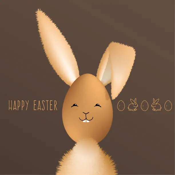 Vector illustration of Happy Easter