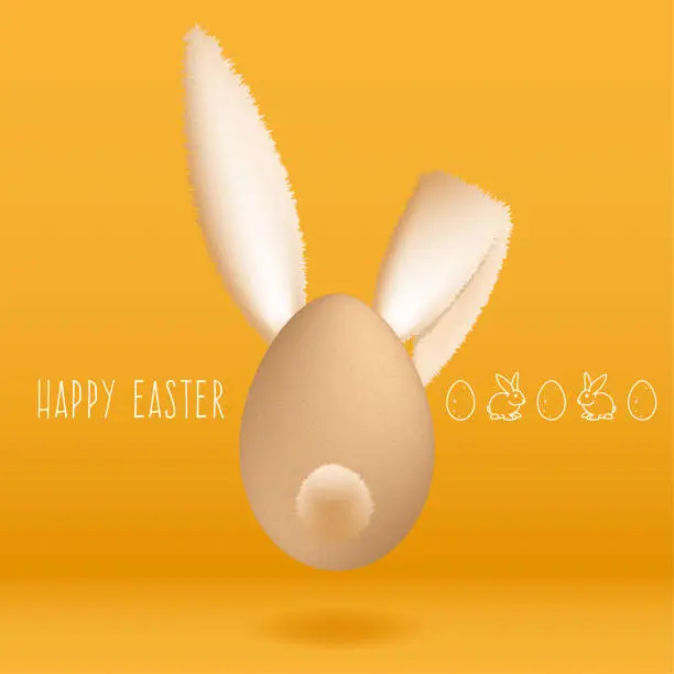 Vector illustration of Happy Easter