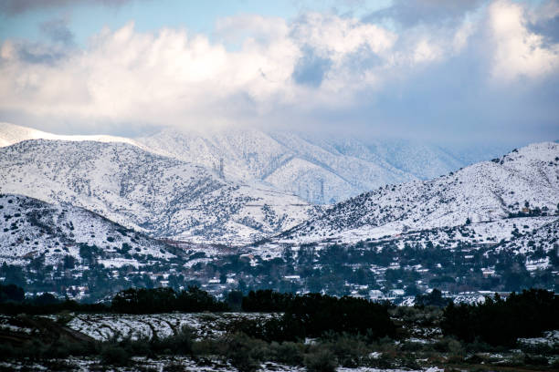 Snow covered mountains in Acton, California. Acton, California acton california stock pictures, royalty-free photos & images