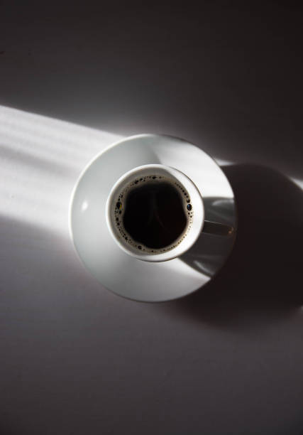 Coffee on Wood Table
