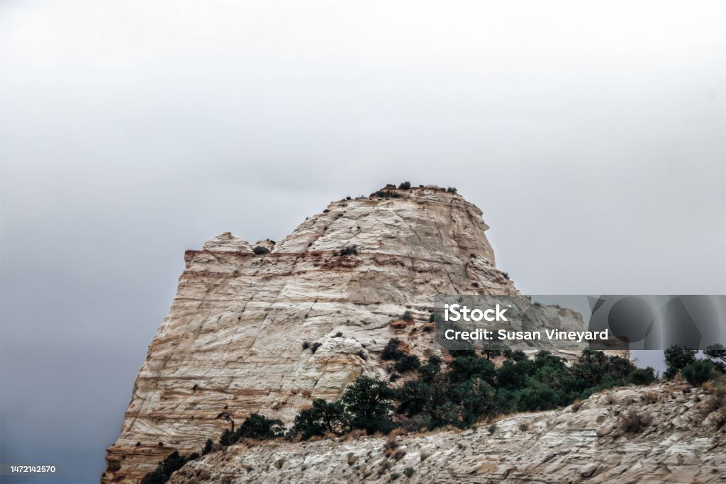 Ghost Mountian or Rock West located in Utah USA Interstate 70 in San Rafael Swell Adventure Stock Photo