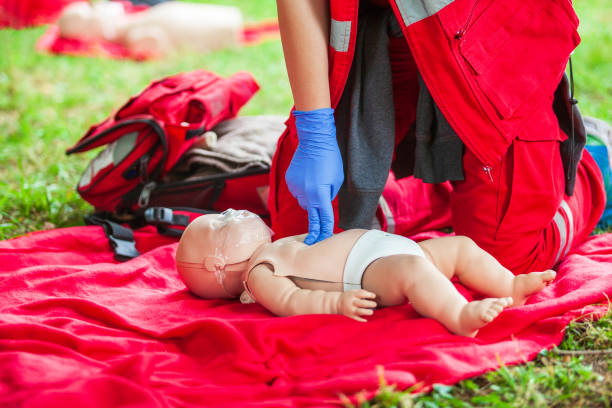 Baby or child CPR dummy first aid course