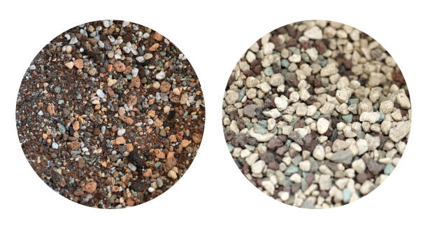 istock Soil for succulents, texture photo in a circle 1472157147