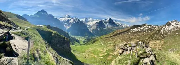 photographing the bernese alps and the interlaken-oberhasli district of switzerland.