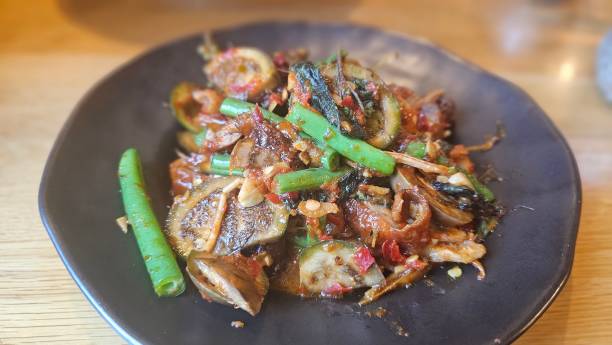 istock Modern Australian cuisine Thai duck dish 1472163705