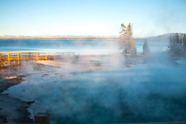 istock Beautiful West Thumb Geyser Basin, Yellowstone 1472165355
