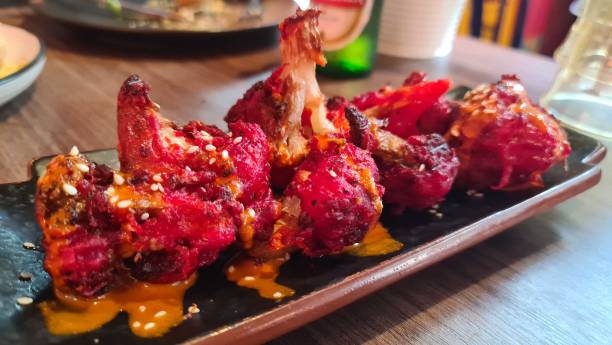 istock Indian Australian cuisine restaurant dish fried cauliflower 1472170361
