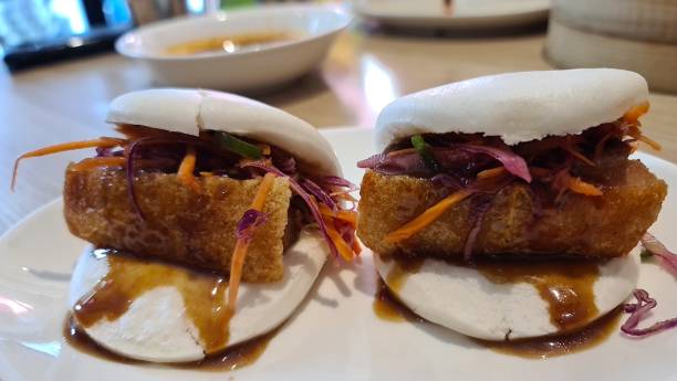istock Chinese Cantonese cuisine dim sum Peking duck pancakes 1472170377
