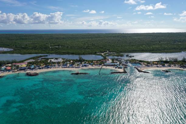 istock Princess Cays Bahamas drone flyover 1472174319