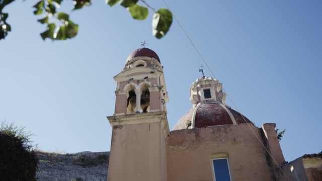 Church of Santa Maria del Carmine, historic part of Corfu town, Corfu Island, Greece