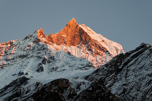 beautiful Himalayan mountains in Nepal
