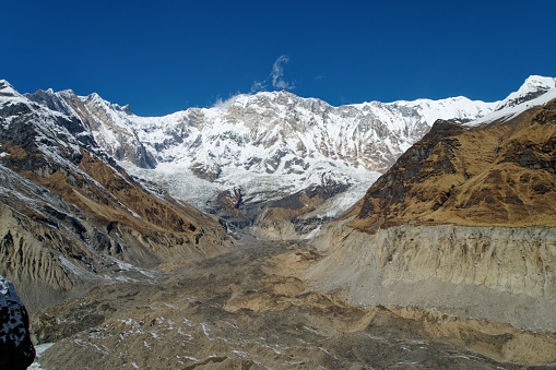 beautiful Himalayan mountains in Nepal