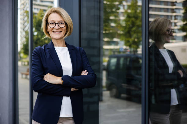 istock Confident businesswoman posing 1472186002