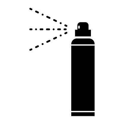 Spray icon. Vector illustration isolated on white background