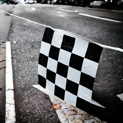 Racing checker flag