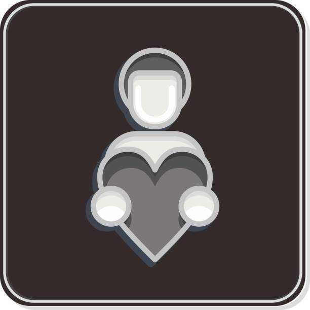 istock Icon Love Hand. related to Family symbol. simple design editable. simple illustration 1472206653