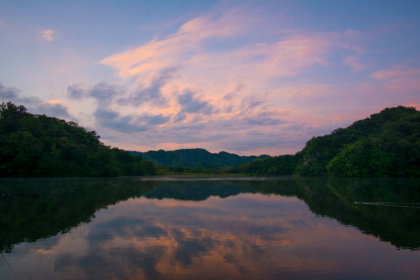 istock Dawn by the lake. 1472213187