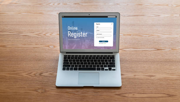 istock Online registration form for modish form filling 1472229761