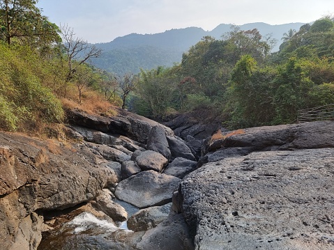 Beautiful view of  mountain valley in Kakkadampoyil, Calicut, Kerala, India.